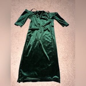 STRAPLESS VELVET DRESS SIZE : 3